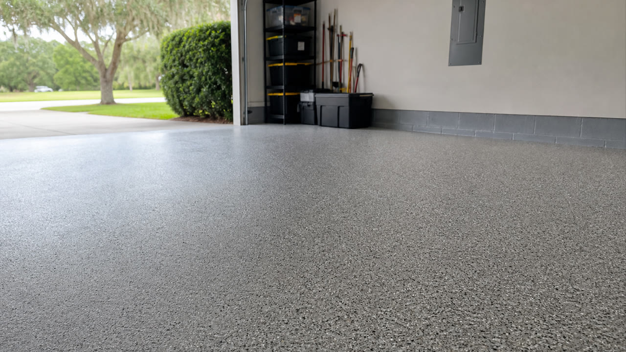 Finished Project Example for garage floor coatings in Ocala