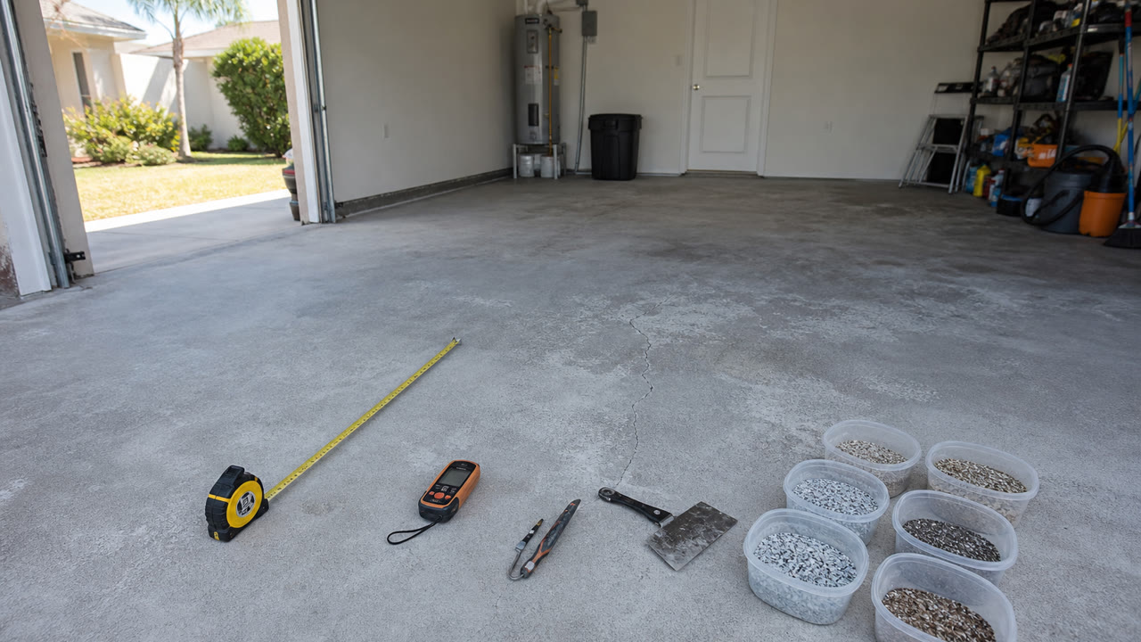 Quote Prep Checklist for garage floor coatings in Ocala